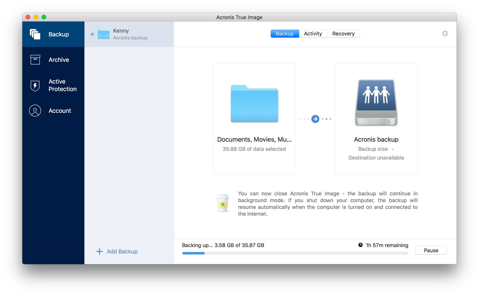 Backup software for macbook pro